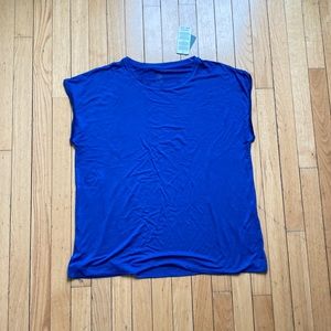 Soft comfort T-shirt women's extra large blue